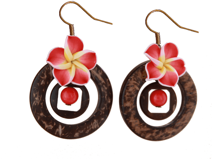 Tiki-Ohrringe von Kleinkariert