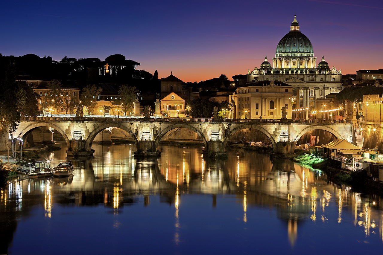 Blick auf den Vatikan in Rom