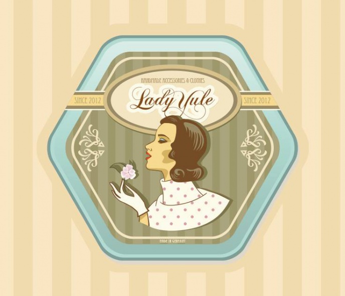 Logo des Vintage Ladens Lady Yule in Dresden