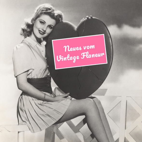 Retro Frau mit Herz