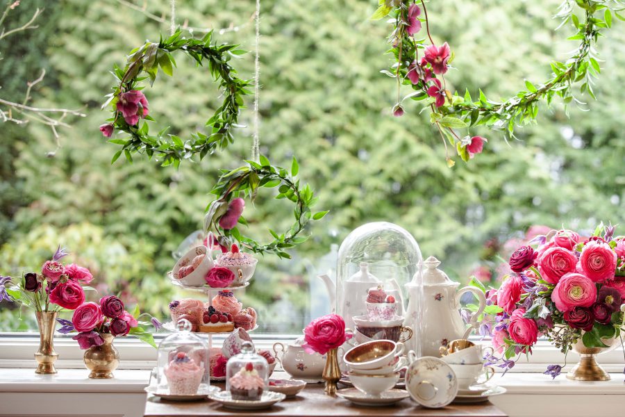 Thementisch Kaffeetafel von Goldröschen Porzellanverleih