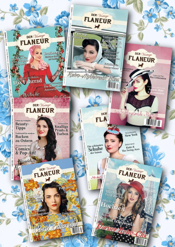 Frühlingsbundle des Vintage Flaneurs mit 7 Ausgaben